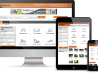 Portal für Baumaschinen jetzt responsive