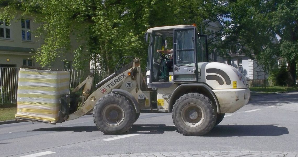 Terex Radlader mit StVZO-Zulassung