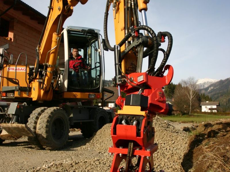 Anbauverdichter mit Tiltrotator Wimmer