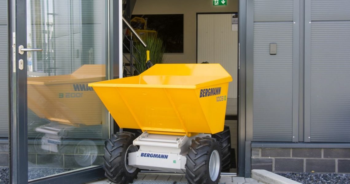 Bergmann Minidumper 1005 E in schmaler Konstruktion