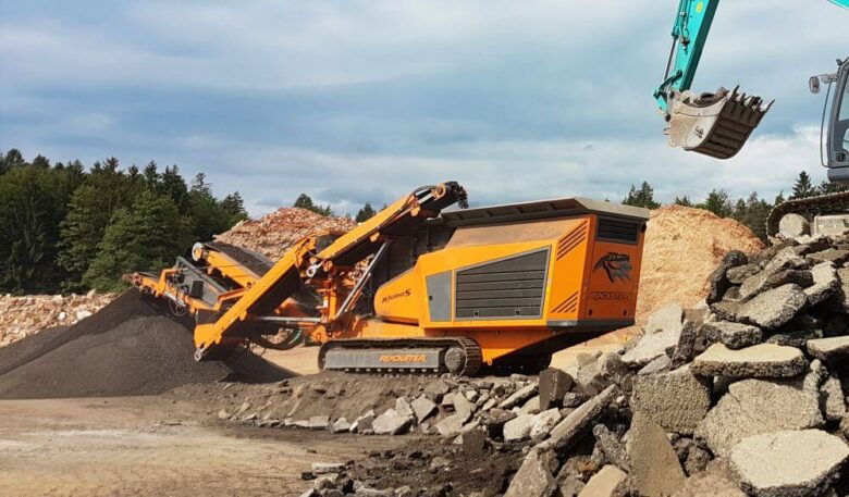 Rockster-Brecher überzeugt im Baustoff-Recycling