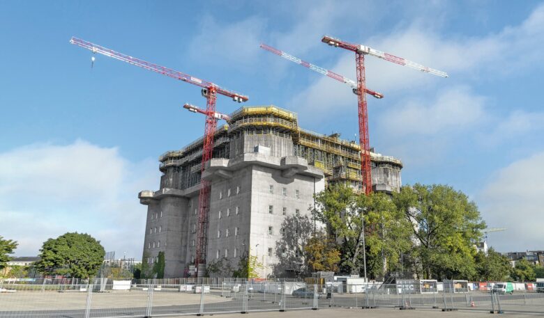 Schalungsdienstleistungen für Stadtgarten auf Beton