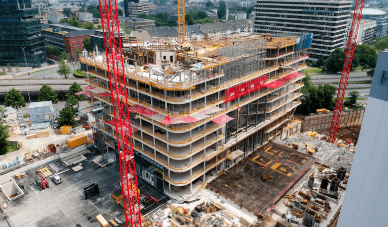 Vertikaler Campus wächst