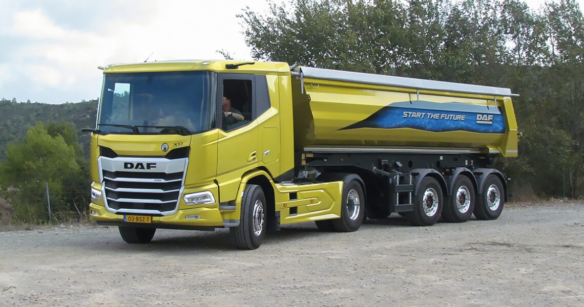 DAF XD mit niedrigem Dach