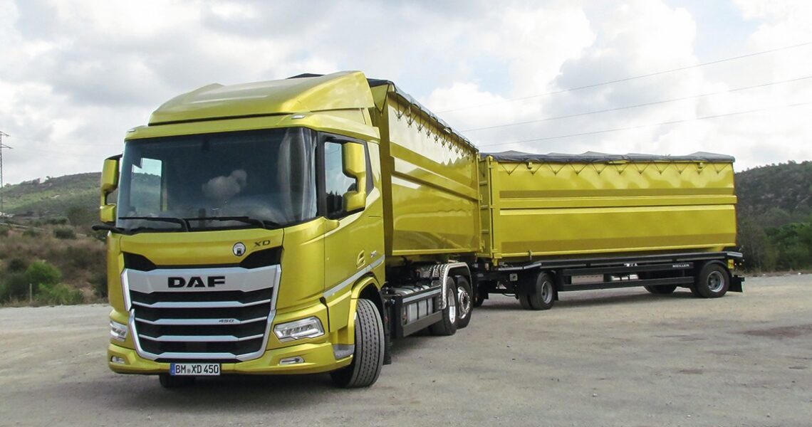 DAF XD 6x2 mit gelenkter Nachlaufachse