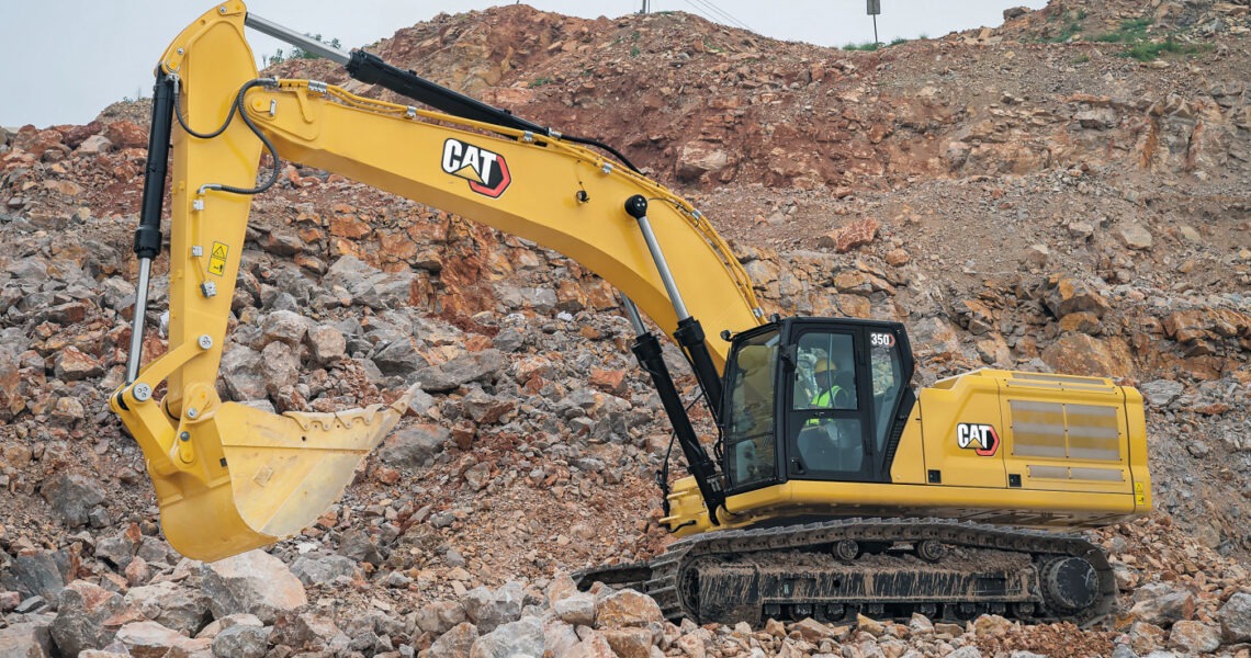 Kettenbaggers Cat 350