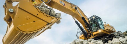 Diverse Systeme unterstützen sicheres Arbeiten mit Cat-Baumaschinen