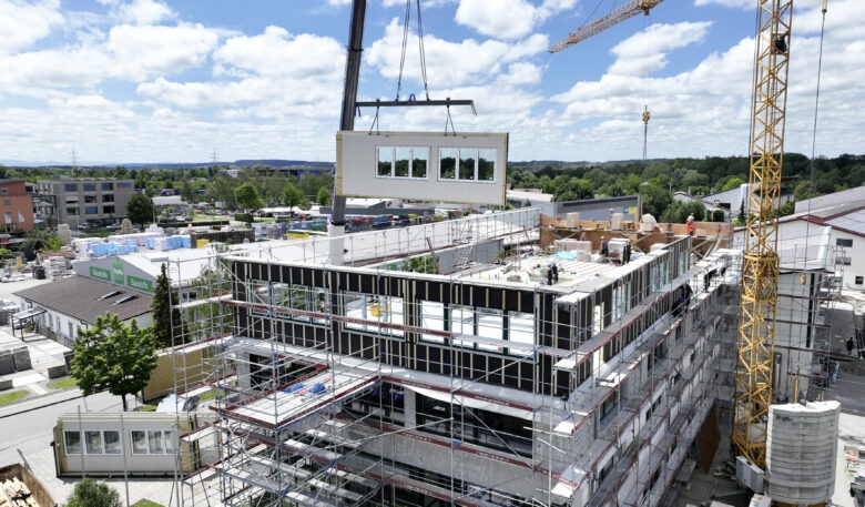 Zwei Stockwerke in zwei Wochen