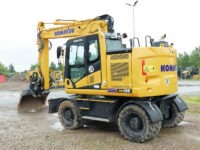 Kurzheck-Mobilbagger PW 168-11 und 198-11 von Komatsu im Test