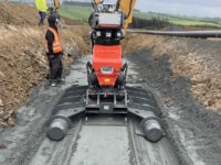 Erdkabel-Verlegesystem als Wechselplatte