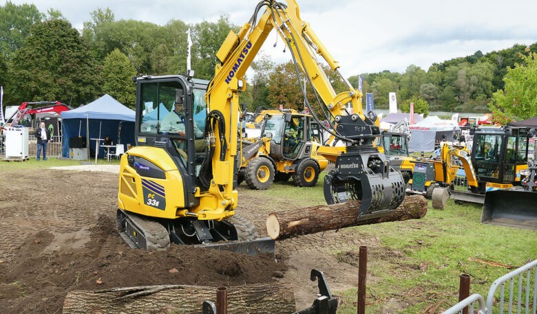 elektrisch angetriebene Komatsu PC 33 E