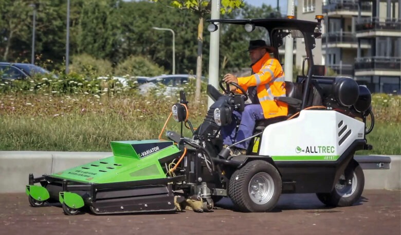 Vollelektrische Alltec-Maschinen für Ganztagseinsatz ohne Nachladen