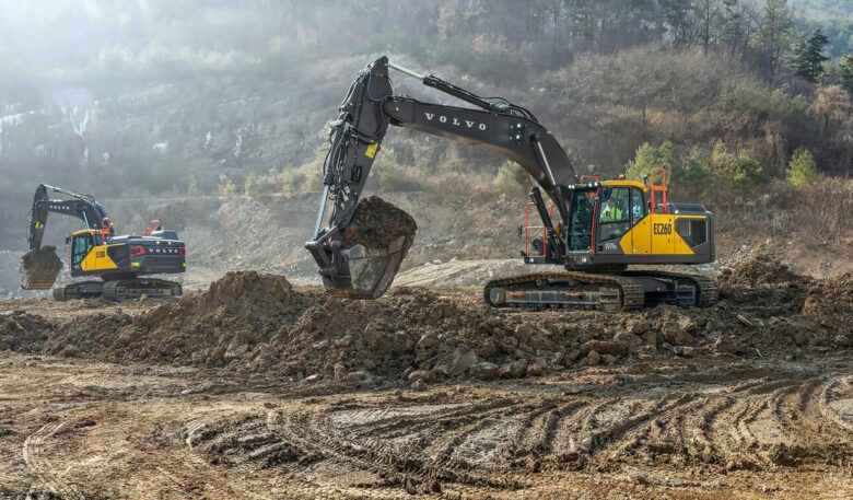 Drei mittelgroße Modelle für neue Bagger-Generation von Volvo CE